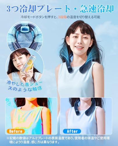 RUSEPIN 首掛け扇風機 ネッククーラー TC06 Pro の商品画像 5