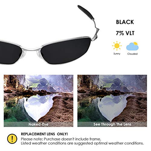 Image of BLAZERBUCK Anti-salt Polarized Replacement Lenses & Sock Kit for Oakley Whisker OO4141 Sunglass
