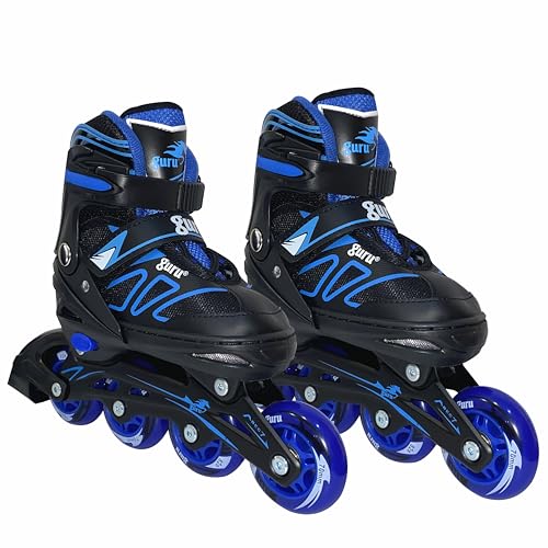 Image of GURU Inline Skates, Inline Skates Wheels for Kids & Adults Medium Size in-line Skates