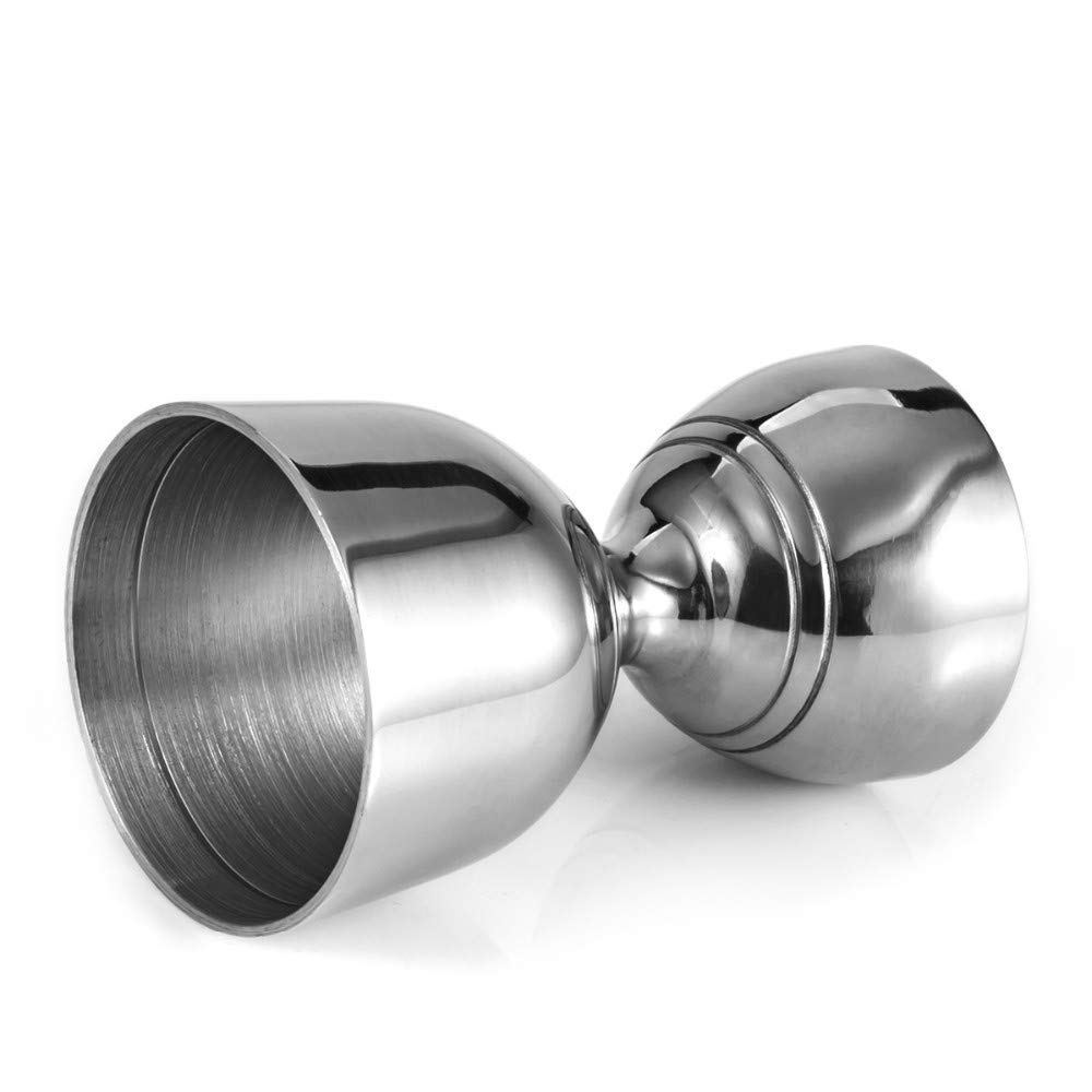 Bell Jigger Barmate, Misurino Per Cocktail In Acciaio Inox, 60/30 Ml, Con Linee Di Riempimento, Accessorio Da Bar