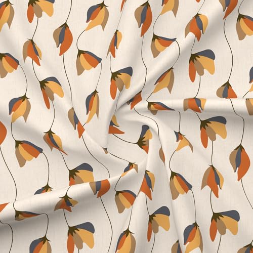 Image of Layers 100% Cotton for Double Size Bed | 120 TC Floral, Soft, Breathable, Machine Washable Bedsheet with 2 Pillow Covers | Forever Collection (224 x 254 cm) - Grey & Cream