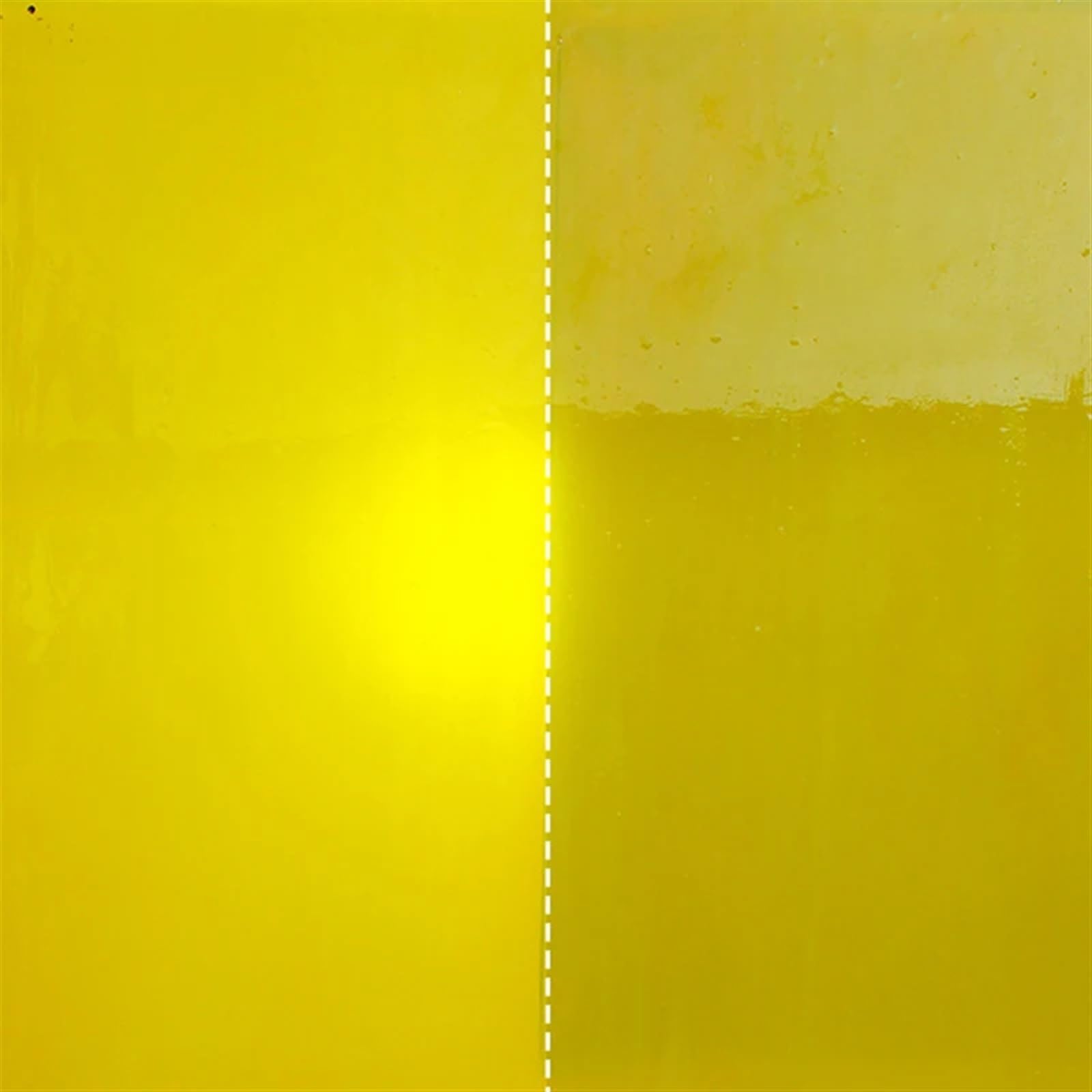 Ekalgretra Bright Yellow Mosaic Making Supplies 10X10cm Square Transparent Stained Mosaic Piece Diy Craft Materials Making Decoration(Bright Yellow)