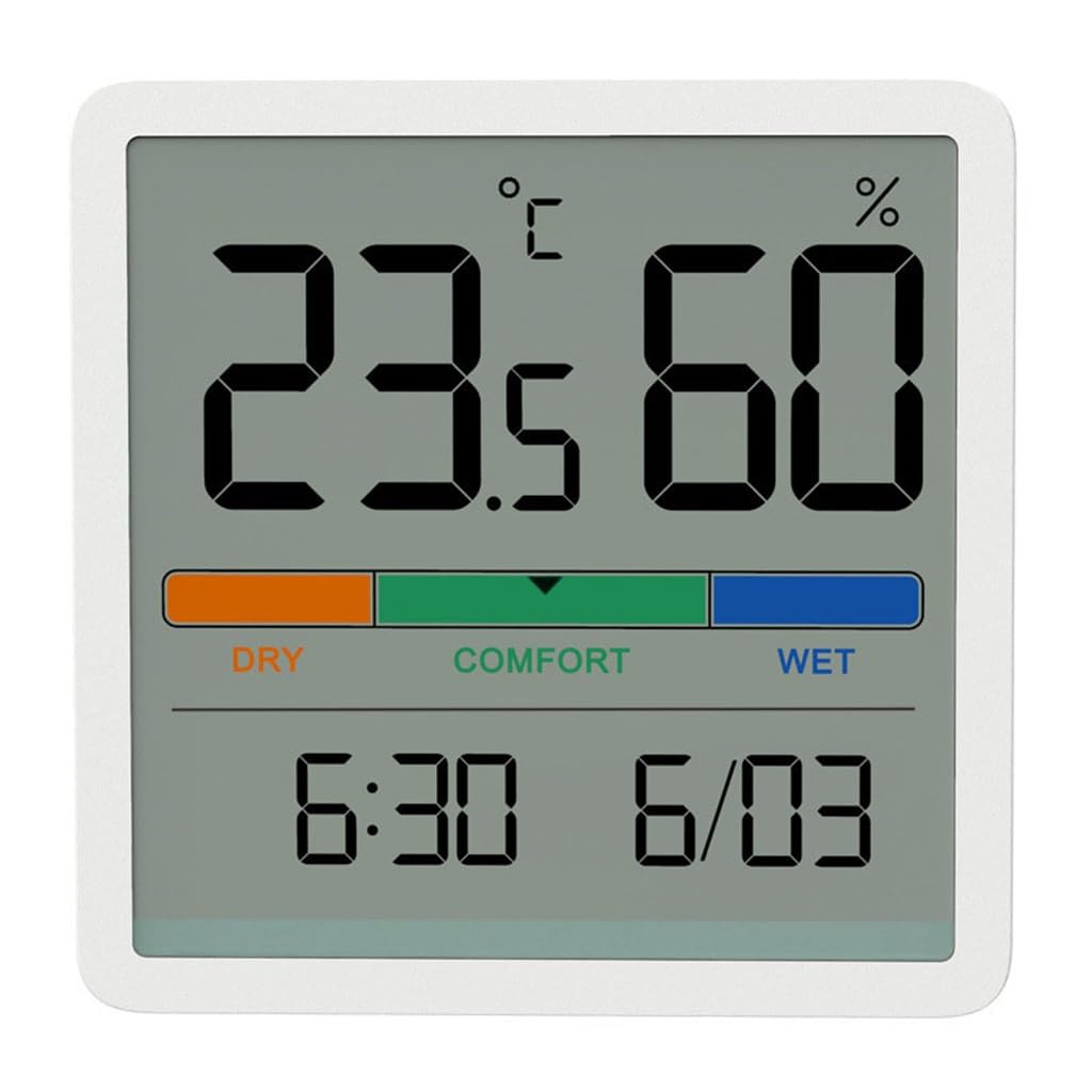 Horloge numérique pour réfrigérateur et contrôle humidité de la cuisine