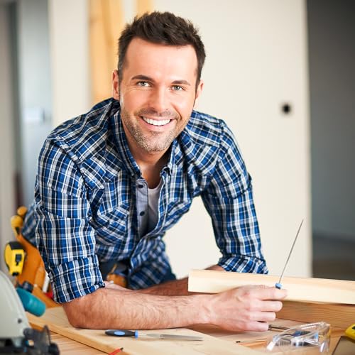 EffektWerk - 6-tlg. Nadelfeilen-Set für Holz, Metall, Kunststoff & Schmuck - 150 x 3 mm - Kleine Rund-, Halbrund-, Vierkant-, Dreieck-, Flach- und Flachspitzfeilen