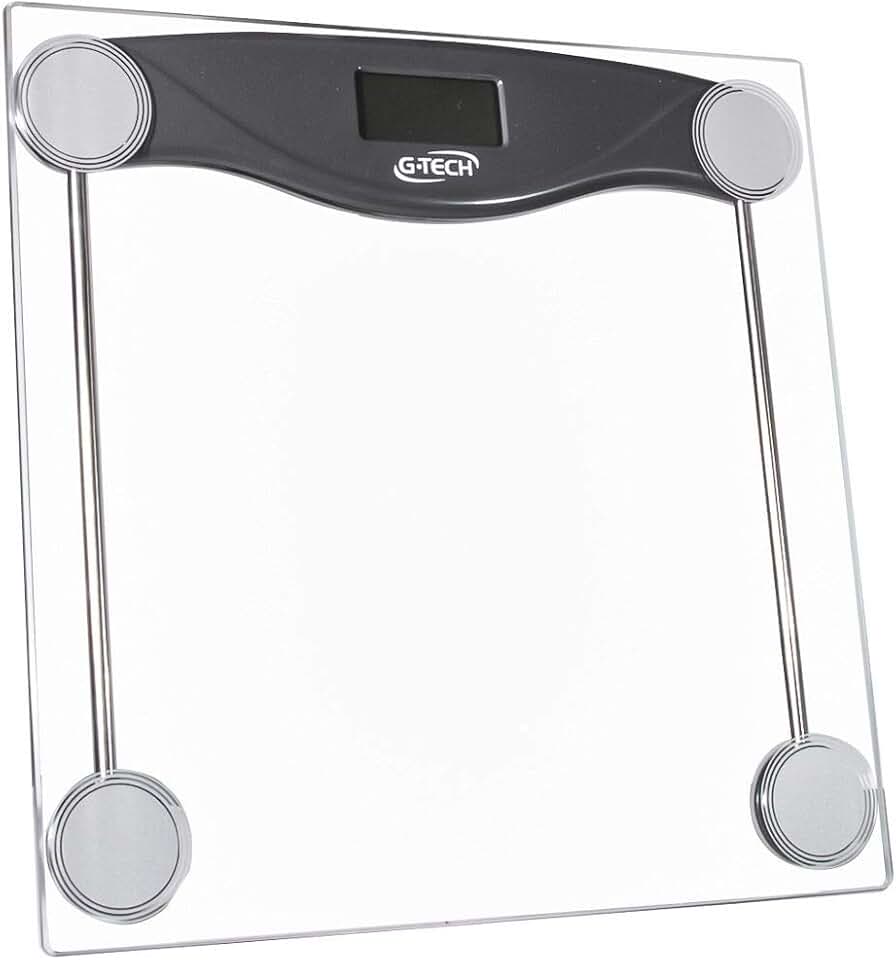 G-Tech Balgl10 Balança Digital em Vidro Temperado, Transparente