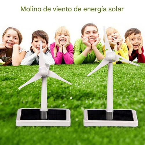Modelo educativo de molino de viento solar para regalar a científicos 7
