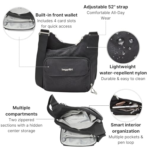 Image of Baggallini Women Criss Cross Crossbody Bag