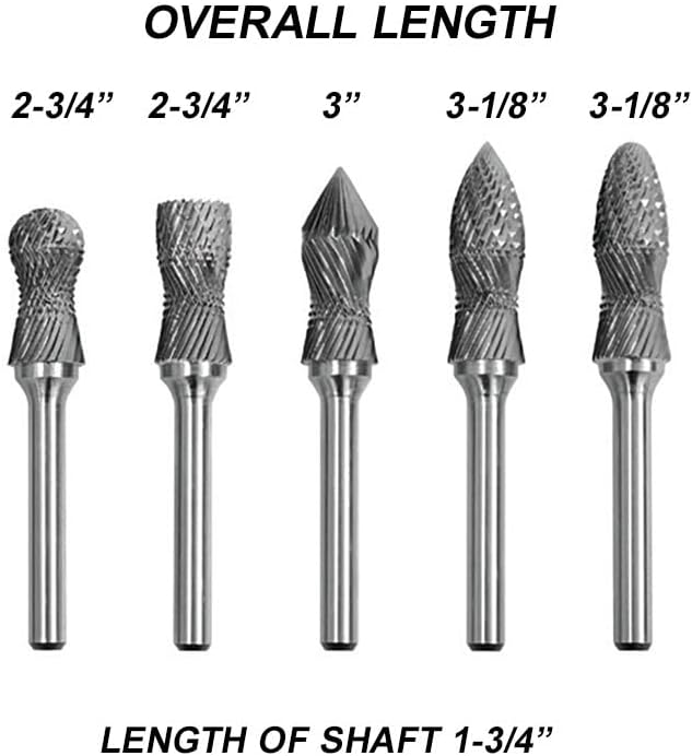 Set de fresas cuerpo curvado Eastwood 5 piezas miniatura 4