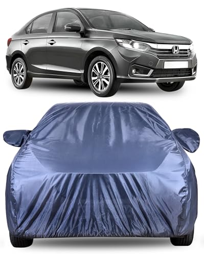Image of Autofact Premium Car Cover for Amaze 2018-2024 | All Weather Water-Resistant Full Body Car Cover | Light-Weight Triple-Stitched Outdoor Shield with UV Protection, Dustproof & Heat-Resistant