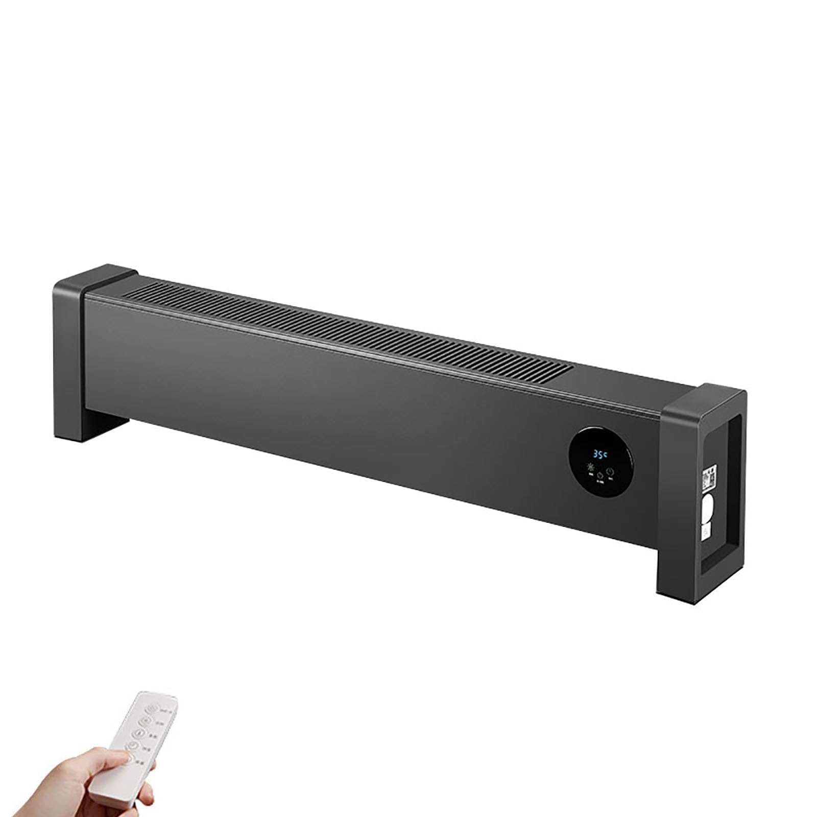 Amazon.com: Baseboard Heater, Electric Heater With Remote Control and Child  Lock, 24H Timer, Graphene heating, 45 ° anti tipping, Space Heaters for  Indoor Use, 2200W (Size : Remote Control) : Home u0026 Kitchen