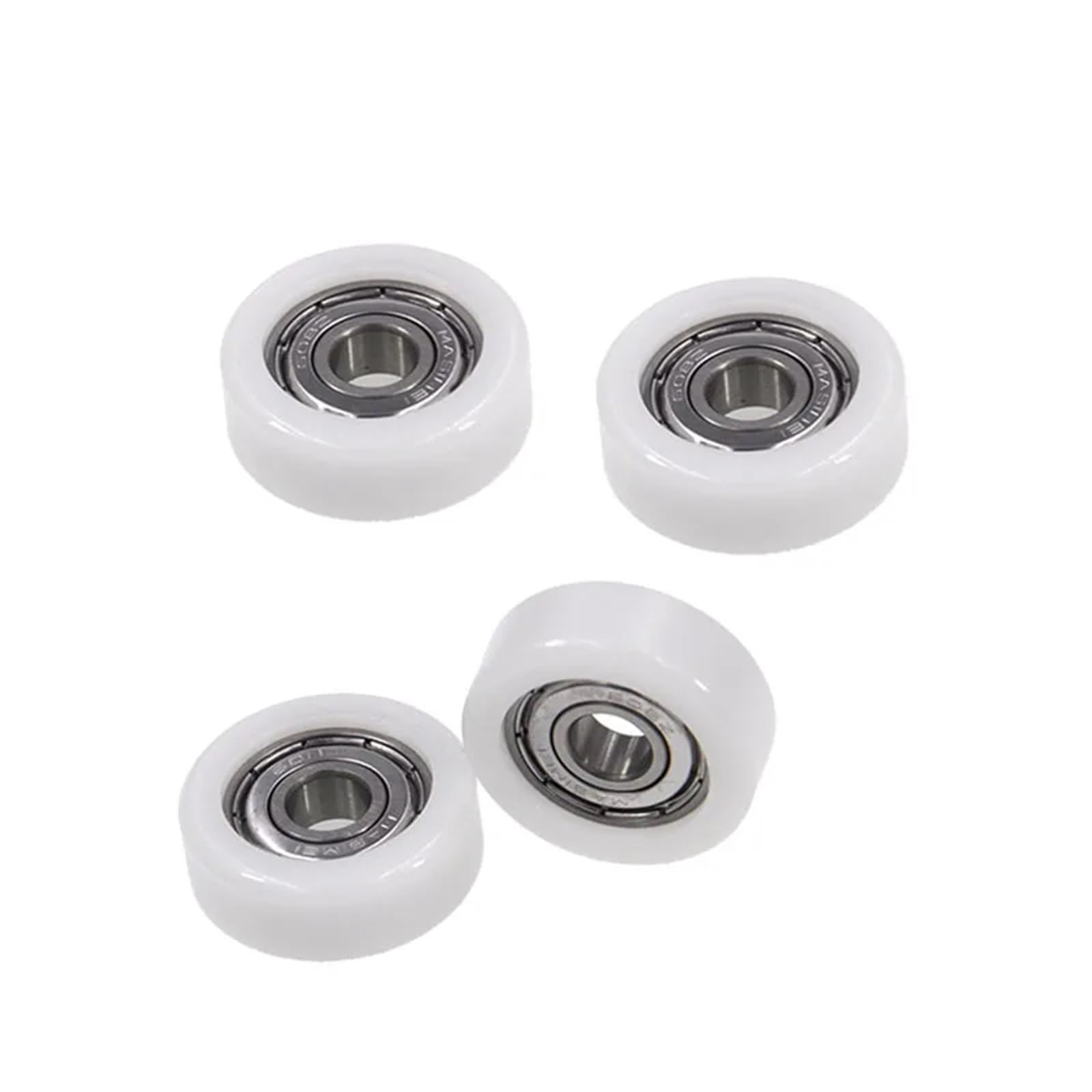 Polea de nailon BS60832-12 con rodamiento recubierto de plástico premium