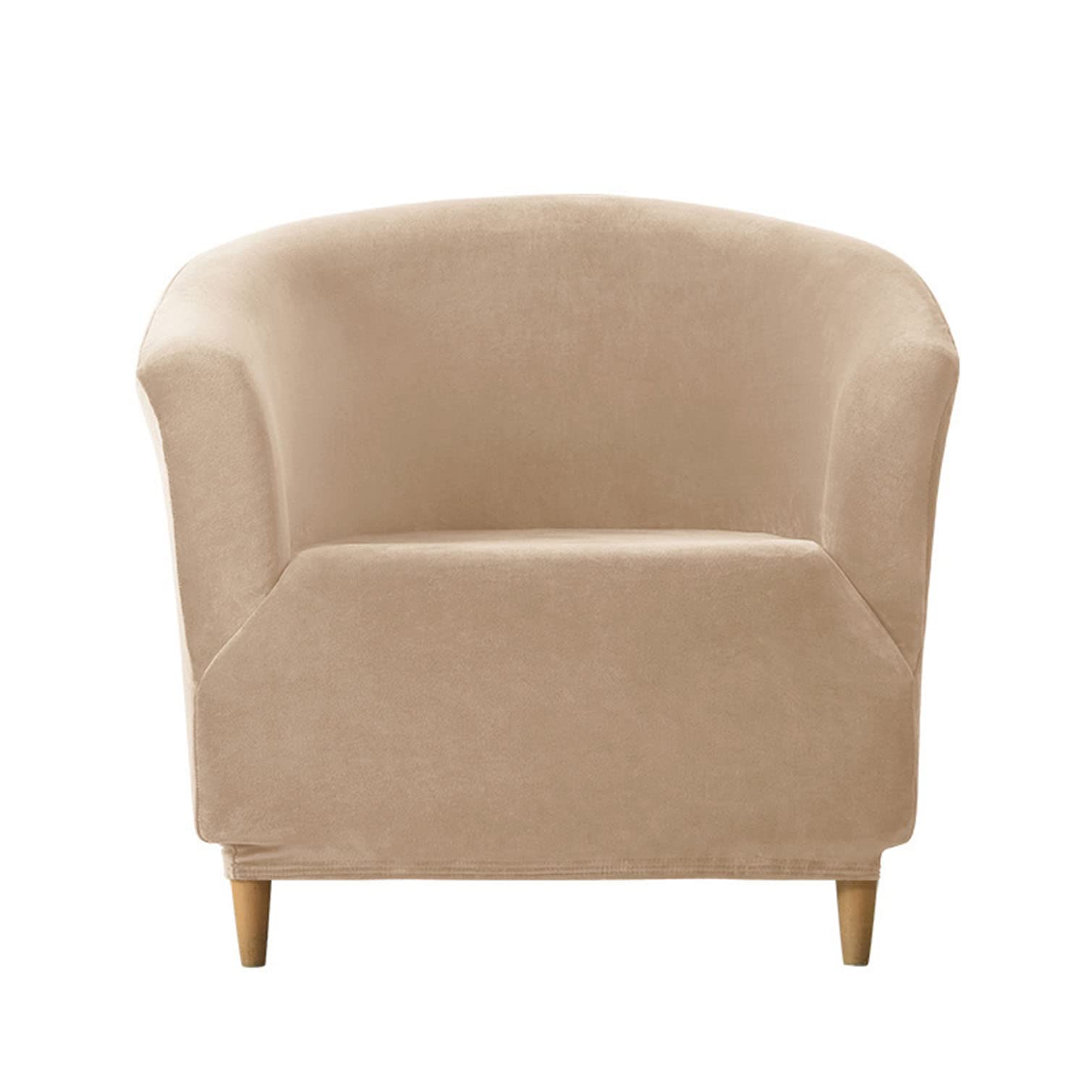 Housse de fauteuil en velours pour rénover et protéger un siège usé