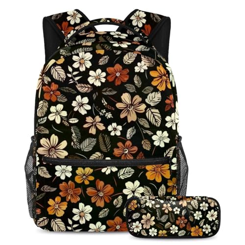 Sac à livres de voyage pour étudiants et ados, l'ensemble style vintage pour les cours