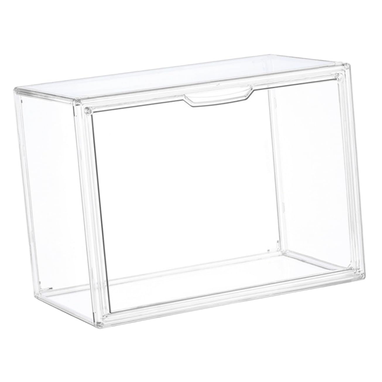 STOBAZA Vitrina para Zapatos Grande Caja de Exhibición Transparente Plástico Resistente Tapa para y Colecciones de Figuras Almacenamiento Organizado Hogar