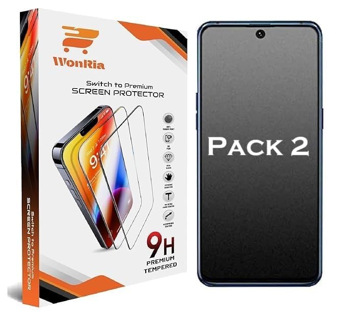Image of WonRia Pack 2- Matte Screen Guard Protector for Samsung A36 | Samsung A56 (5G) Matte Flexible Tempered Guard Protector [Anti-FingerPrint | Anti-Glare] - (It's Not Glass)