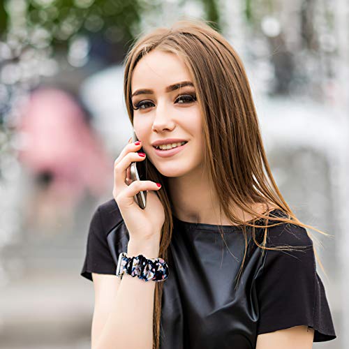 Image of Greatfine Scrunchie Band Compatible with Apple Watch Bands 38mm 40mm 41mm 42mm 44mm 45mm 46mm 49mm Women, Elastic Scrunchie Watch Strap for iWatch Watch Series 11 10 9 8 7 6 5 4 3 2 1 SE 3 2 Ultra 3 2