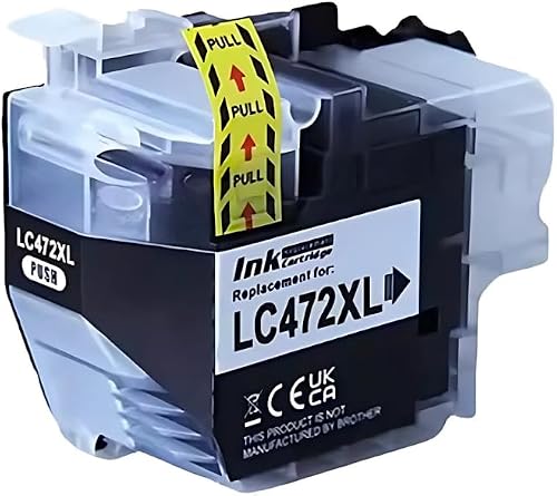 LC472XL Black high yield Ink Cartridge for Brother MFC-J3540DW, MFC-J3940DW MFC-J2340DW Printers - Compatible