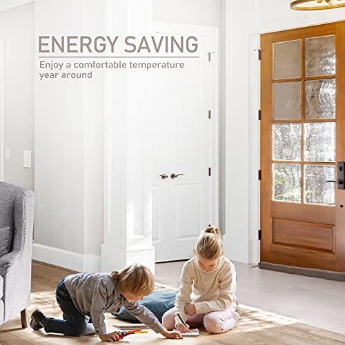 Kakiclay 36" Weighted Draft Stopper For Bottom Of Doors And Windows, Heavy Duty Sound Proof Door Draft Guard Door Soundproofing Under Door Noise/Air/Wind Blocker, 2.2Lbs #TOP3