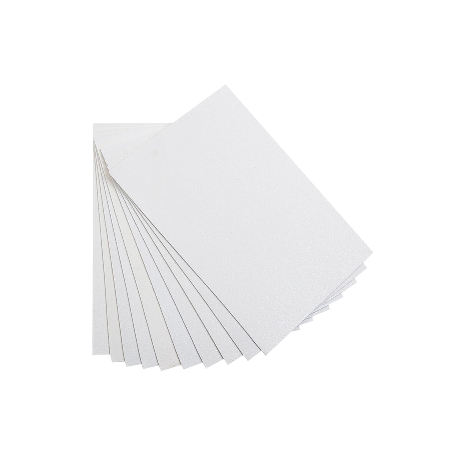 10 Pcs Glitter Foam Sheets EVA Foam Sheets A4 Craft Foam Paper for DIY Crafts Scrapbooking, White