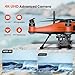 SwellPro Fisherman FD3 Fishing Drone with 4K Camera & 4.4LBS Payload Capacity, 1.3KM Casting Range, Auto Drop & Return, IP67 Waterproof Advanced Drone Set for Adults