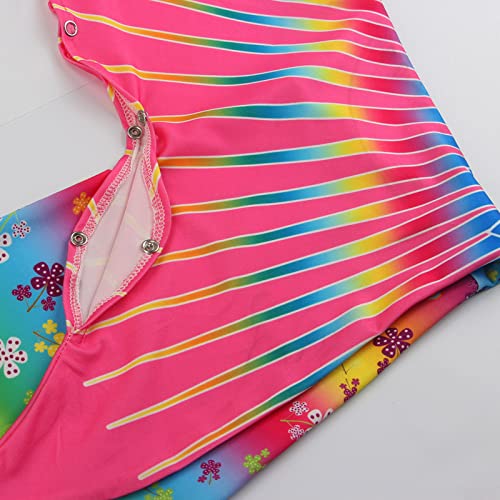 Saia feminina, conjunto de biquíni infantil sereia de 3 peças, maiô feminino com cauda de sereia (13