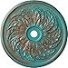 Ekena Millwork CM42SKCGS Sellek Ceiling Medallion, 42 1/8"OD x 1 7/8"P (Fits Canopies up to 9"), Hand-Painted Copper Green Patina