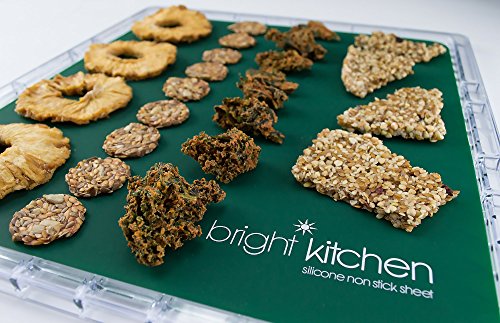 3 Silicone Non Stick Sheets Fits Aroma Professional Dehydrator 6-Tray Fruit Roll Up Crackers #TOP3