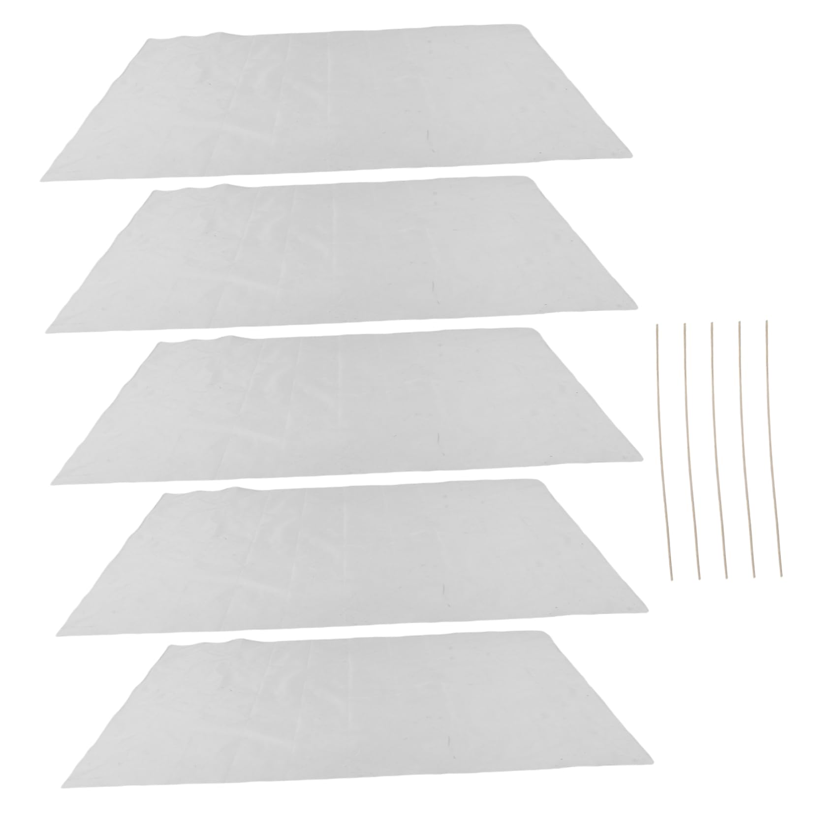 ULDIGI DIY Kite Kit Graffiti Kite Blank and Sticks for Boys and Girls Adults Creative Family Activity Set