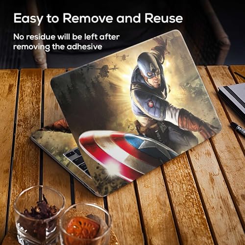 Image of Full Body Laptop Skin /Sticker /Cover Bubble-Free| Laminated| Removable| HD Quality Sticker for Laptops Upto 15.6 Inches Compatible with Hp /Dell /Acer /Lenovo /Asus etc.(DSGN-423)