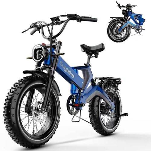 EUYBIKE Peak 2000W Powerful Motor Foldable Electric Bike for Adults,