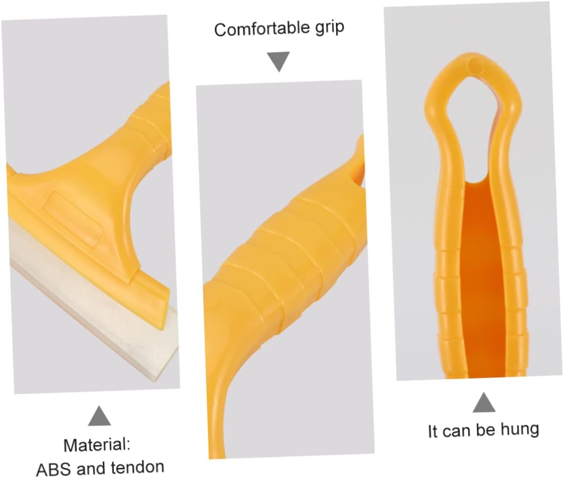 DOITOOL 4 Pcs 1set Multipurpose Windshield Scraper Car Windshield Cleaner Tool Small Squeegee Heat Resistant