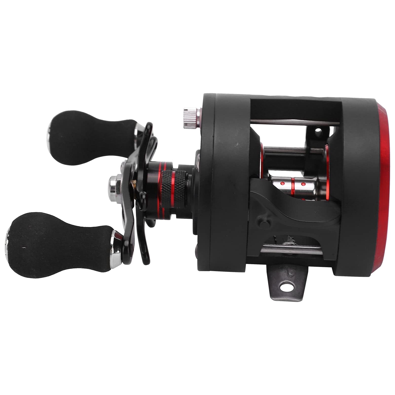 Carrete de Pesca Baitcasting Reel 5.6:1 Relación de Engranaje Accesorio de Agua Dulce y Salada