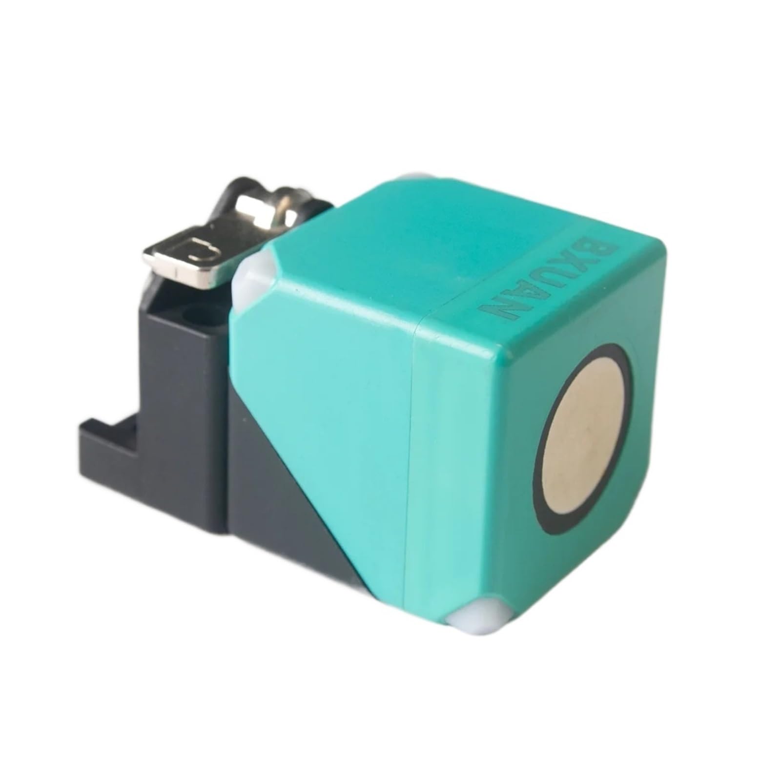 1 szt. kwadratowy ultradźwiękowy czujnik poziomu cieczy Sn: 50-2000 mm IP67 10-30 V czujnik ultradźwiękowy NPN PNP analogowy czujnik zbliżeniowy (błękitny)