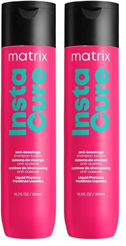 Image of Matrix Hair Shampoo for Damaged Hair, Strengthens, Anti-Breakage, Total Results InstaCure, 300ml (Pack of 2)