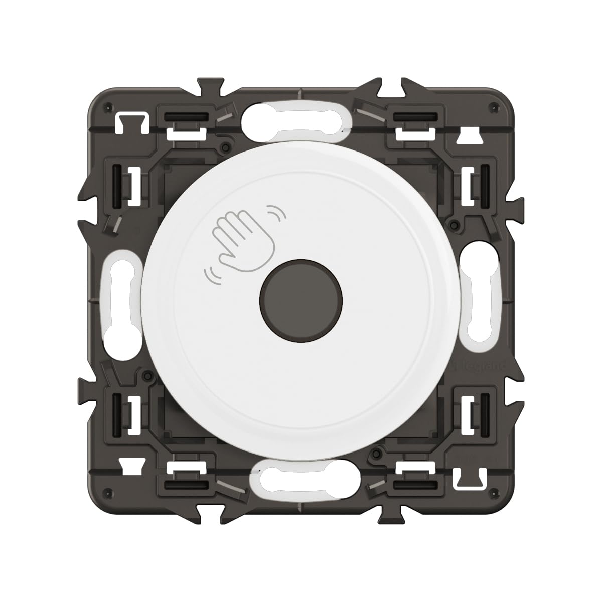 LEGRAND - Commande Éclairage Sans Contact 200W LED Céliane - Blanc Antimicrobien, avec Support, Compatible Plaques Variées