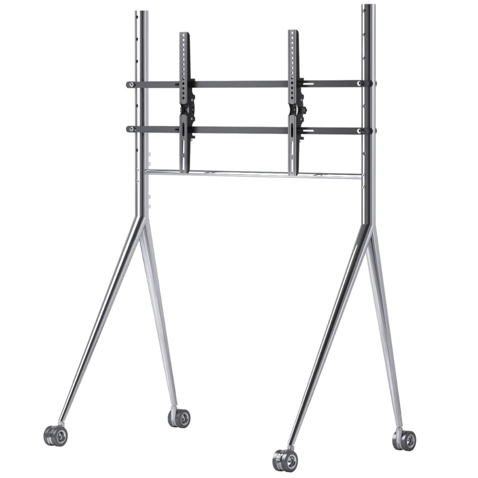 DFGHNBVC Tv Stand, Television Stands, Entertainment Stand, Modern Tv Stand, Art Easel Tv Stand, For 50-75 Inch Tvs, Adjustable Height, Tv Mount With 4 Legs, For Home Bedroom Livingroom,Silver