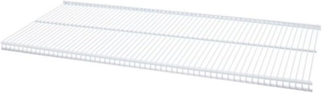 Organized Living freedomRail Ventilated Shelf, 48-inch x 12-inch - White