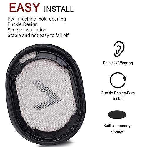Replacement Ear Pads Cushions Compatible con Plantronics Voyager 8200 UC y BackBeat Pro2, Memory Foam miniatura 4