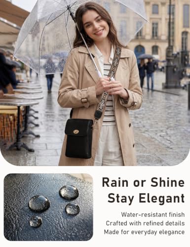 OFY Leather Crossbody Bags for Women, Cell Phone Purse Cross Body Bag - image 5