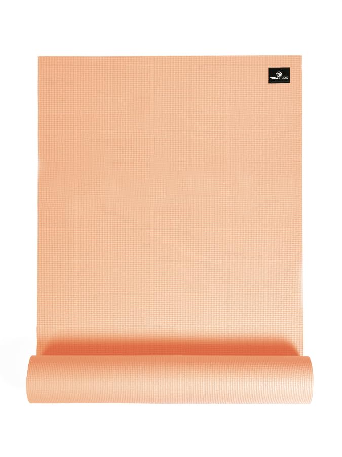 Yoga Studio Sticky Yoga Mat | Oeko-Tex Tear Proof Non-Slip | Workout Exercise Gym Fitness Yoga & Pilates Mat | 183cm x 61cm x 6mm (Peach Fuzz) — image 1