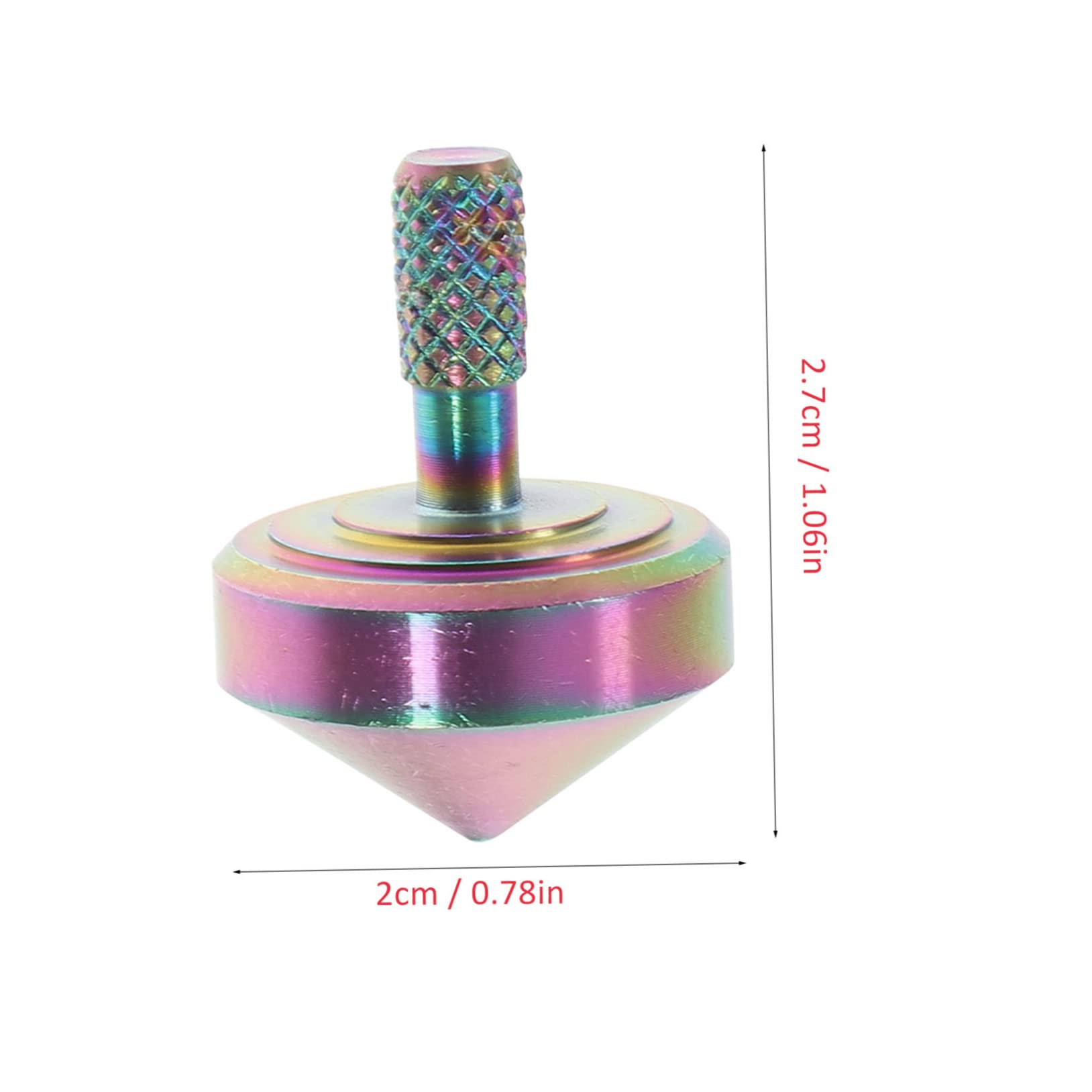 ibasenice Vintage Alloy Gyroscope Portable Desktop Fidget Educational for Home Office Decor