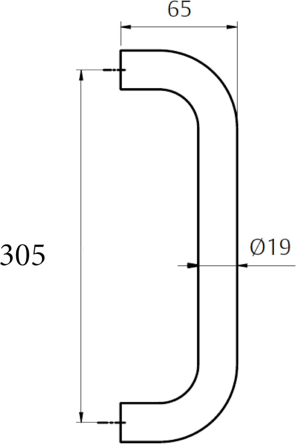 Tesa Dtr19305Ssis - Jue.tira.rect.sol.19x305 in.is