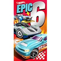 Danilo Promotions Ltd Hot Wheels Birthday Card, Age 6