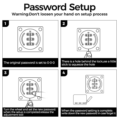 Gemasp Mechanical Keyless Cabinet Lock, Security Rotary Drawers Lock Password Lock, Combination Latch Files Cabinet Lock For Cabinets, Mailboxes, Pet Doors, Office #TOP5