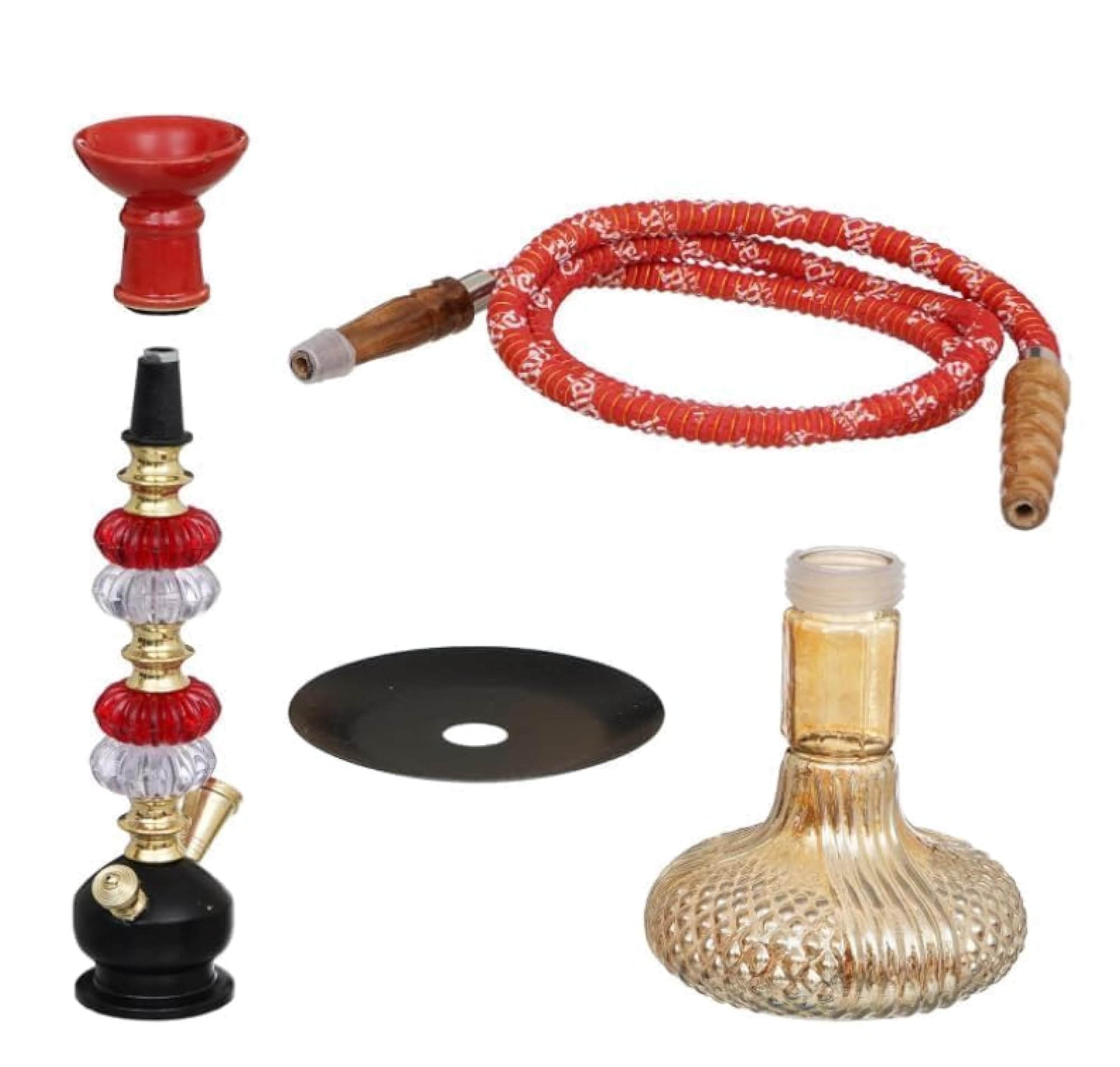 Glass Hookah with Durable Glass Base