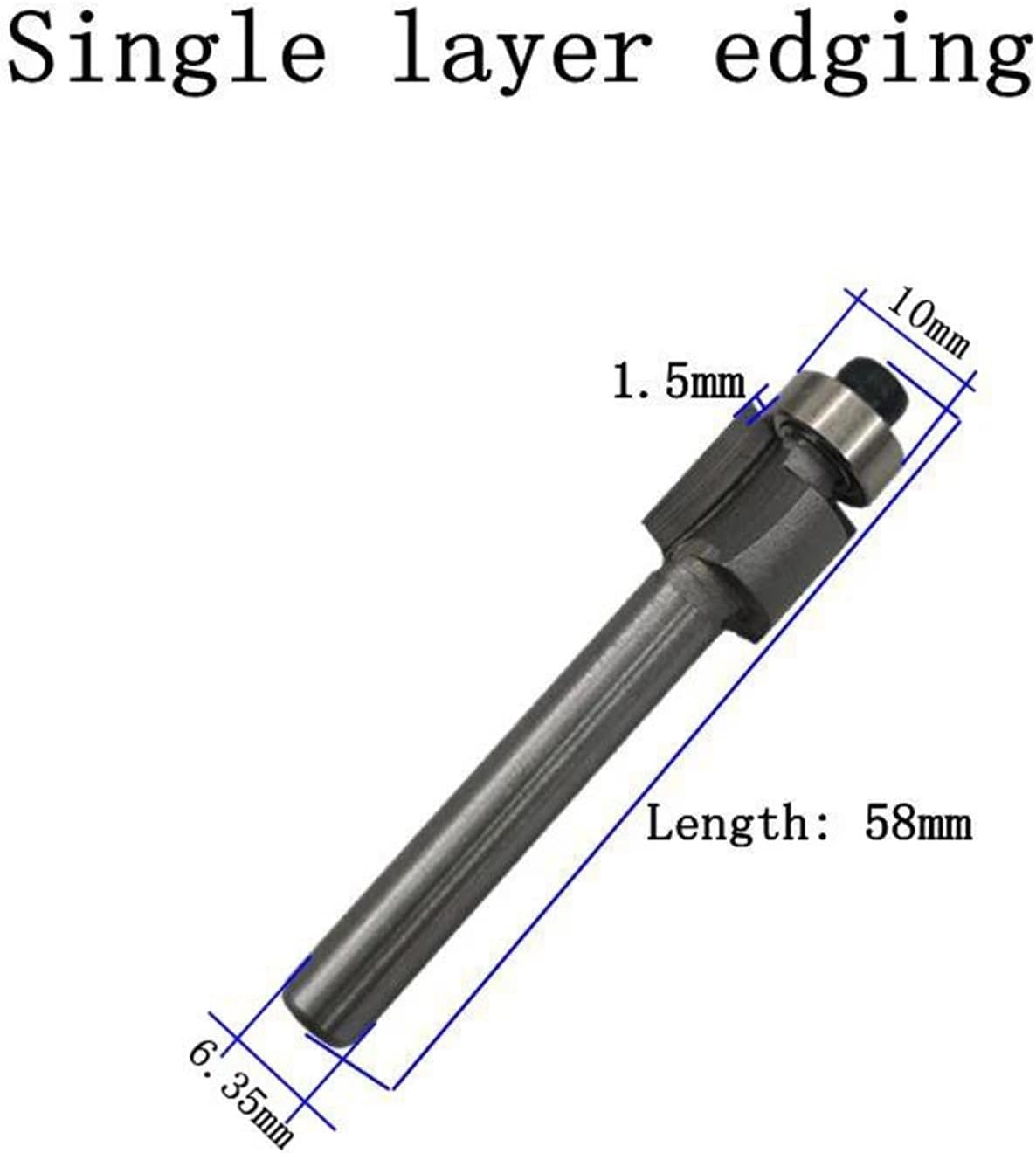 ギターメンテナンスツール ギターエッジングインレイスロットT作成ツールトリミングマシン(1.5mm edging)