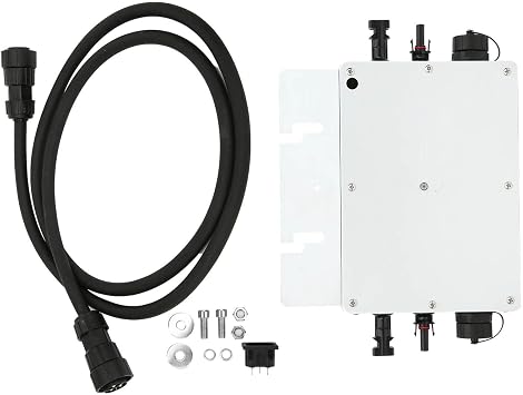 Grid Tie Micro Inverter, 600W MPPT Waterproof Solar Grid Tie Inverter DC to AC Micro Inverter Micro Inverter Solar Grid Tie Microinverter Control220V