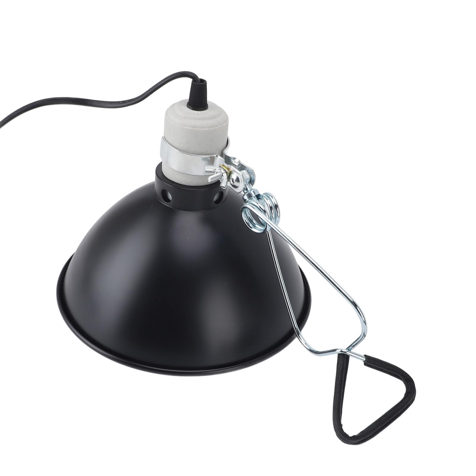 DAUZ Paralume per Rettili, Potenza 300 W UVA UVB Simulazione del Riscaldamento Efficiente del Sole Installazione Semplice Lampada a Cupola per Lucertole Tartarughe Serpenti (Spina
