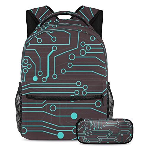 Sac à dos enfant Technological Lines pour le collège et les sorties de week-end en famille
