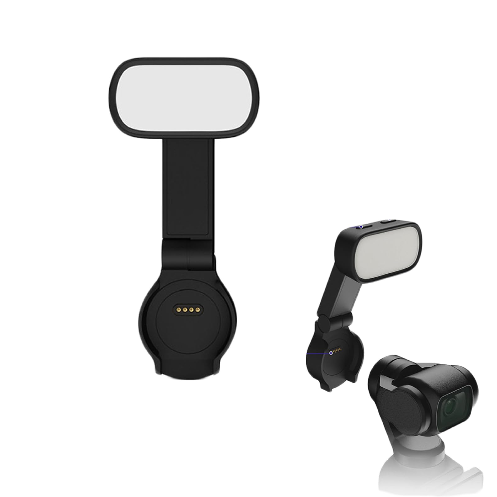 Evita vídeos oscuros con la luz de relleno magnética para DJI Pocket 4 ajustable 8